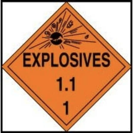 Accuform SPECIAL PLACARDING 15 14 X 15 MDTRHP01VP MDTRHP01VP